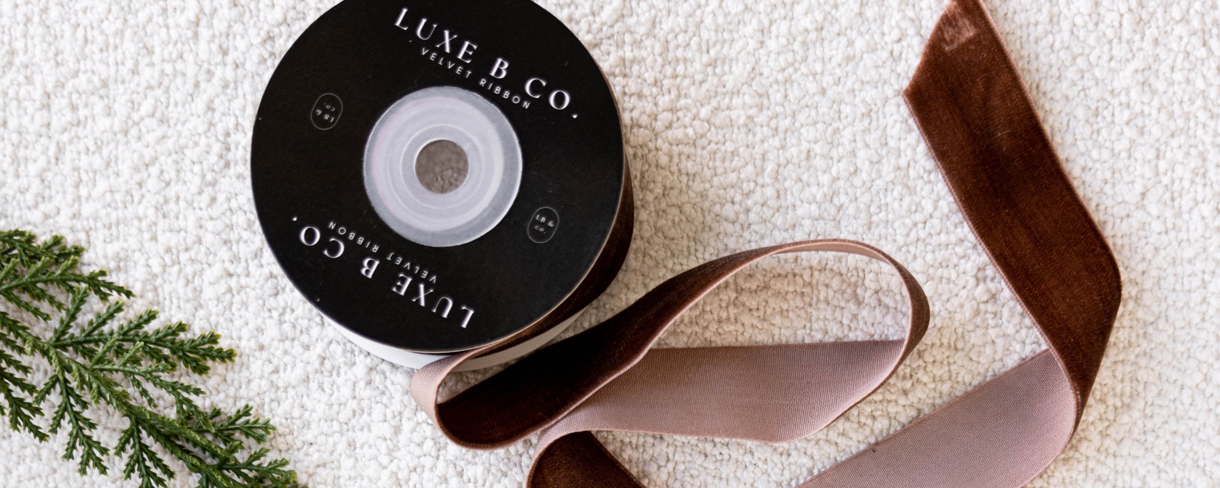 LETICIA Ribbon-VELVET brown（LETICIA Ribbon-VELVET(Black