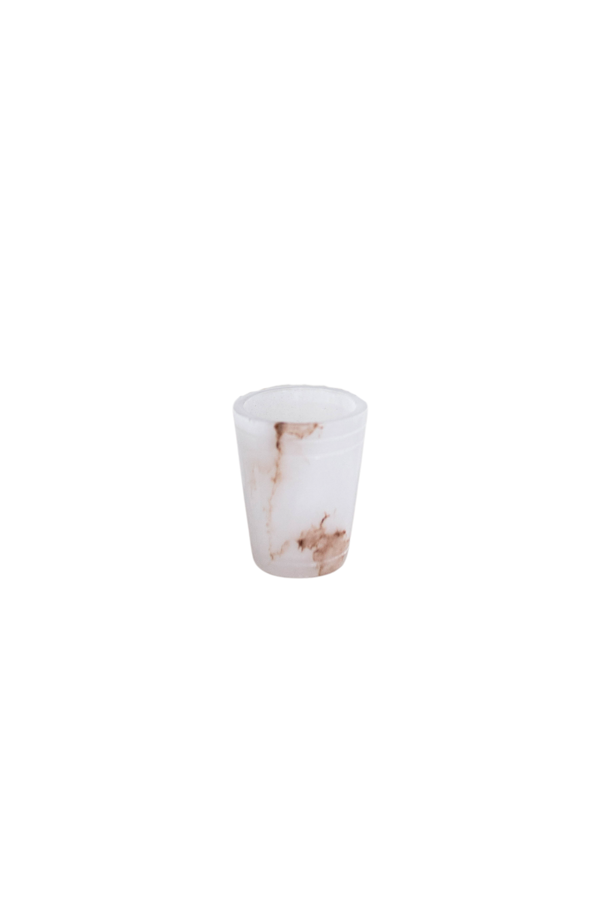 White Alabaster Shot Glasses Set | By Luxe B Co.