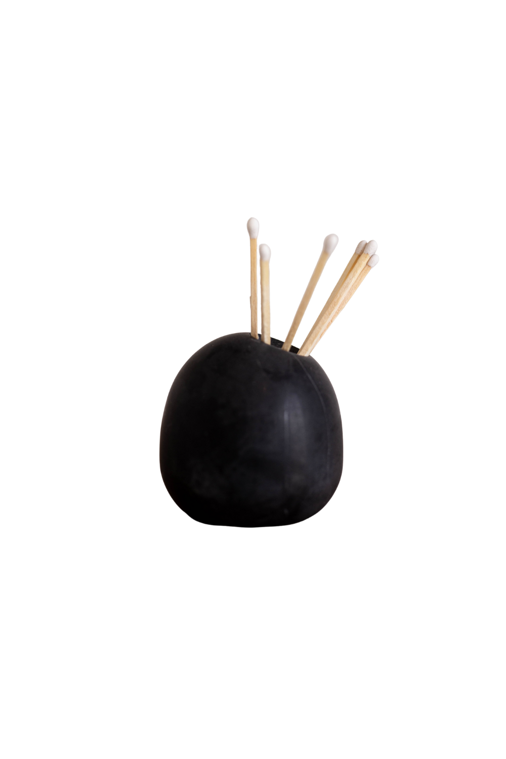 Black Marble Match Holder - Luxe B Co