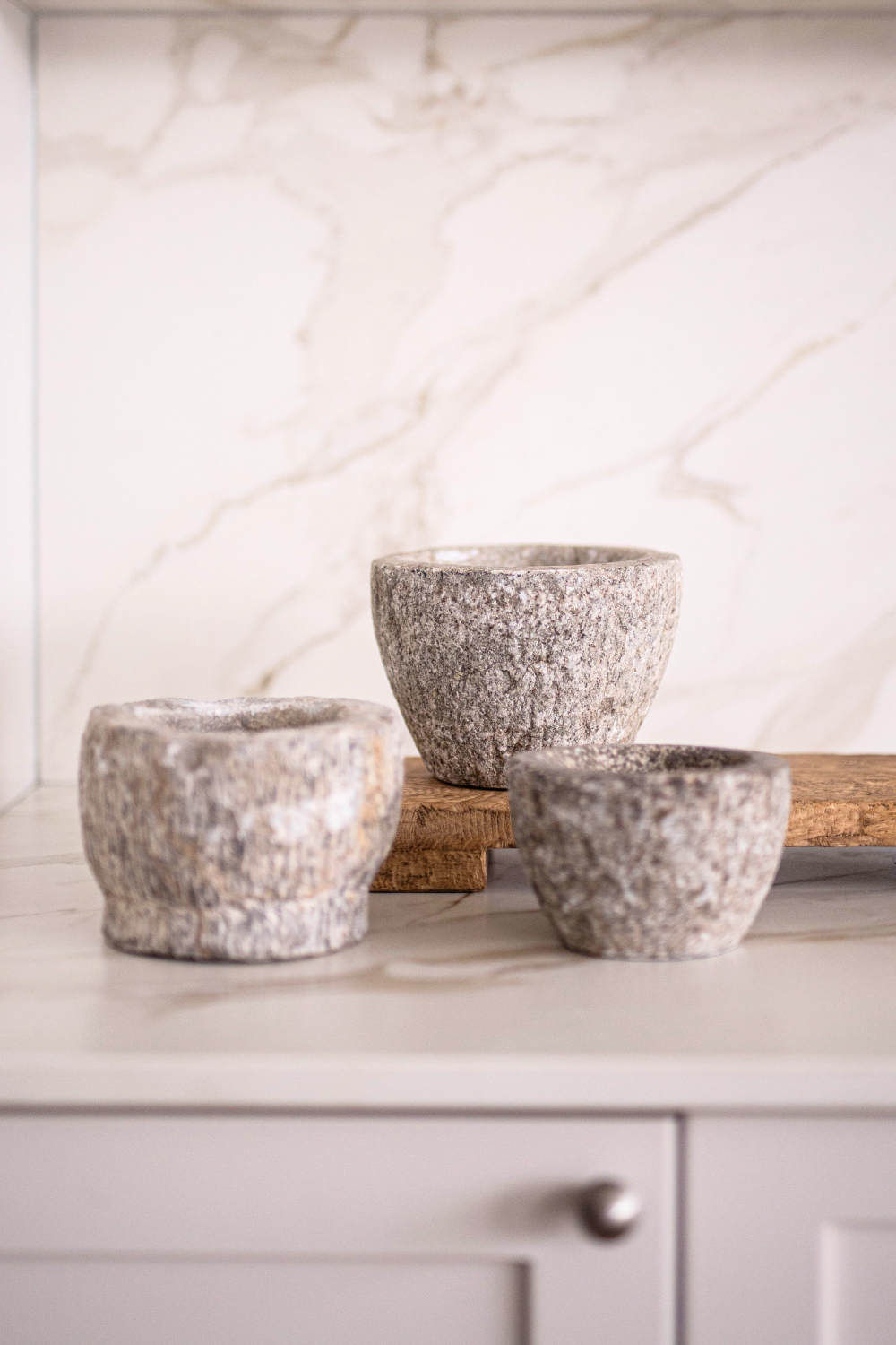 Stone Mortar Vintage Bowl - Luxe B Co