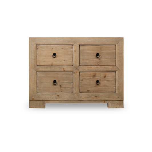 Ojai Reclaimed Wood Four Drawer Console - Luxe B Co