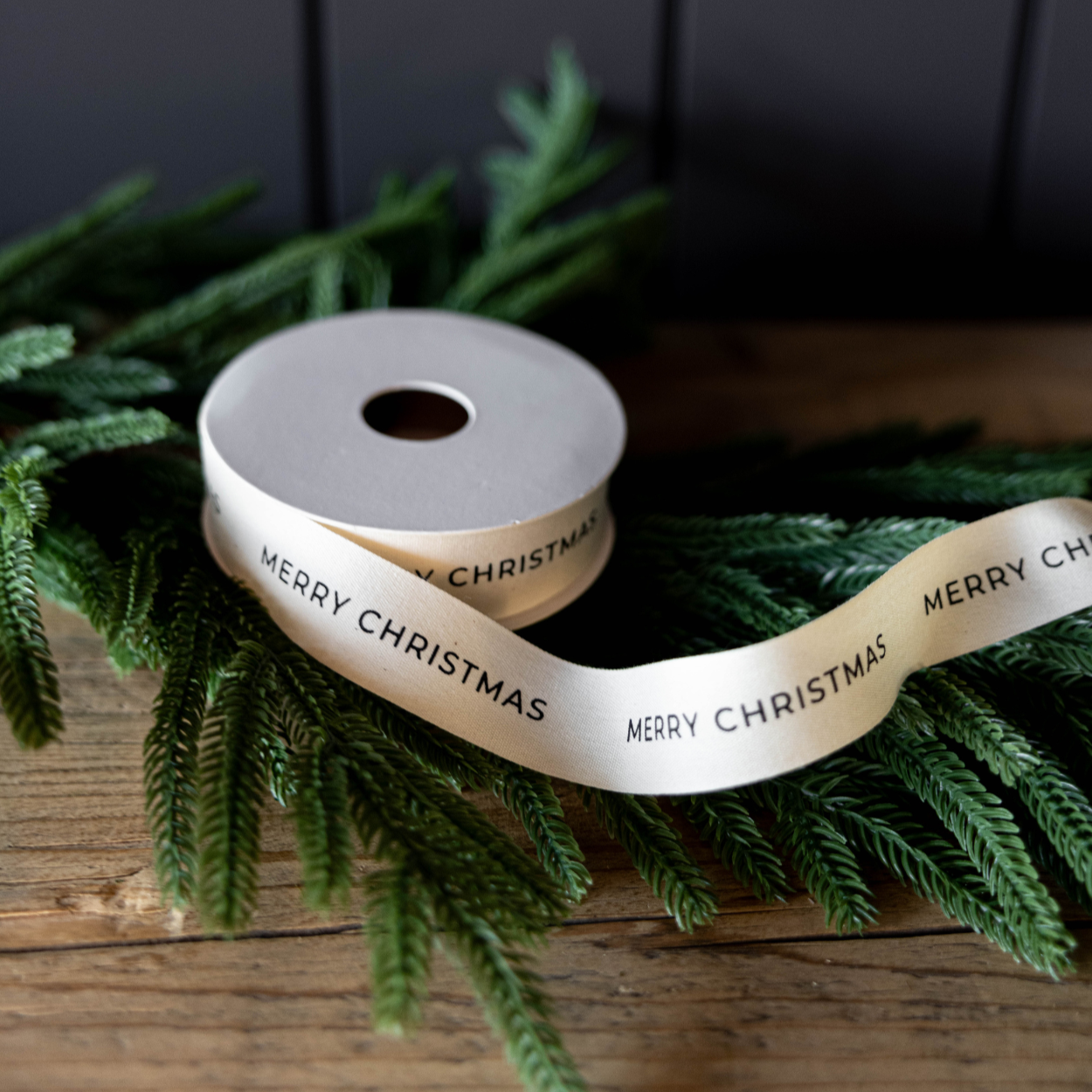 Merry Christmas Ribbon Holiday Decor | By Luxe B Co.