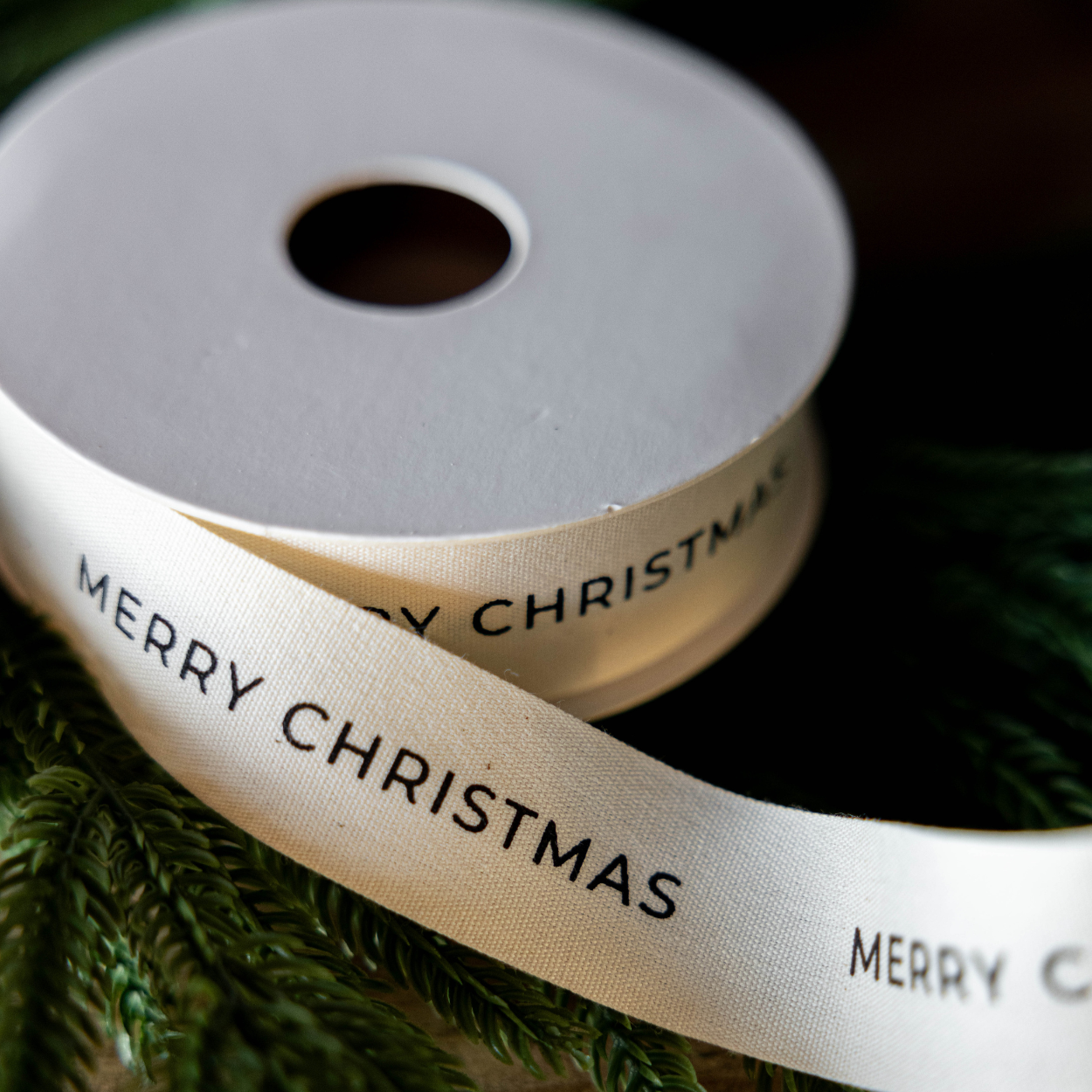 Merry Christmas Ribbon Holiday Decor | By Luxe B Co.