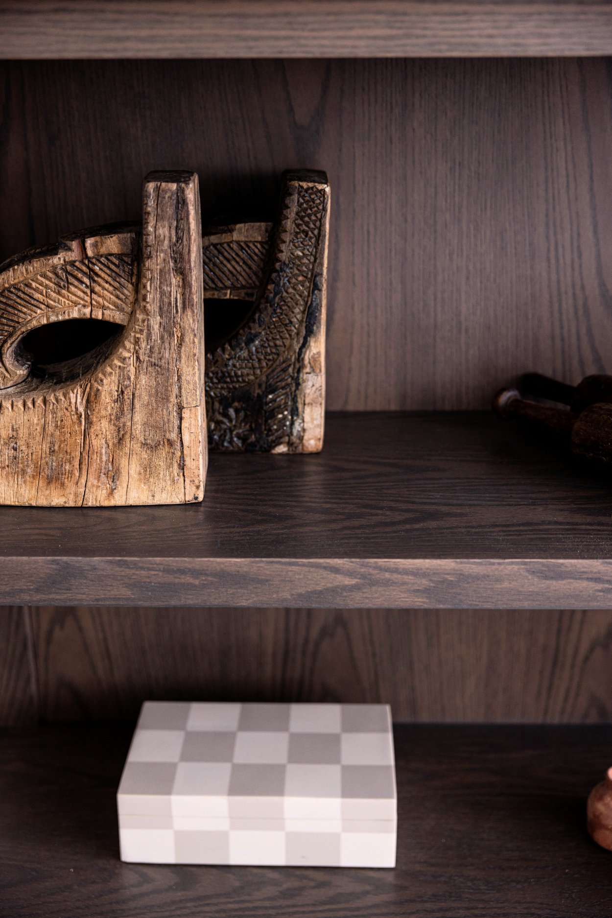 Vintage Wooden Book Ends | By Luxe B Co.