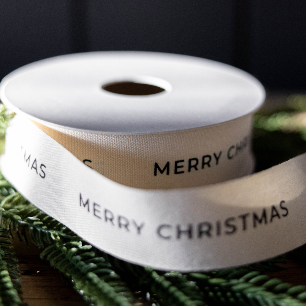 Merry Christmas Ribbon Holiday Decor | By Luxe B Co.