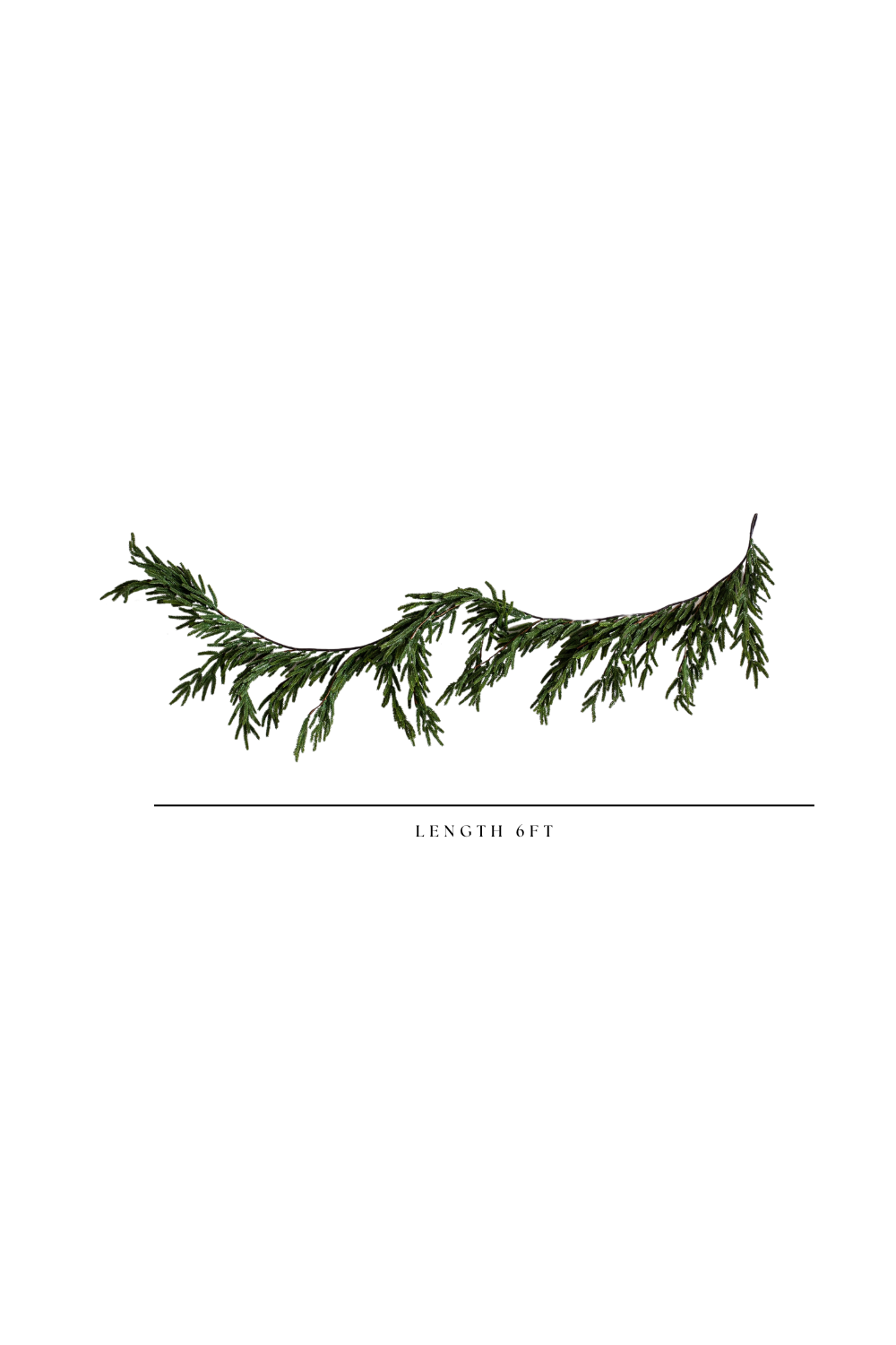 Norfolk Pine Garland Real Touch 6ft - Luxe B Co