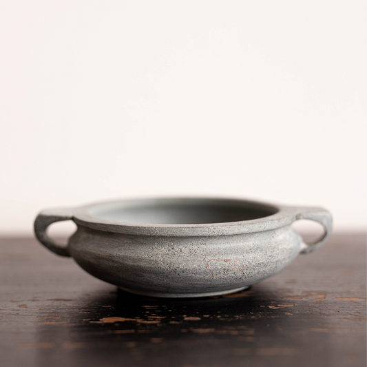 Slate Grey Blue Stone Bowl