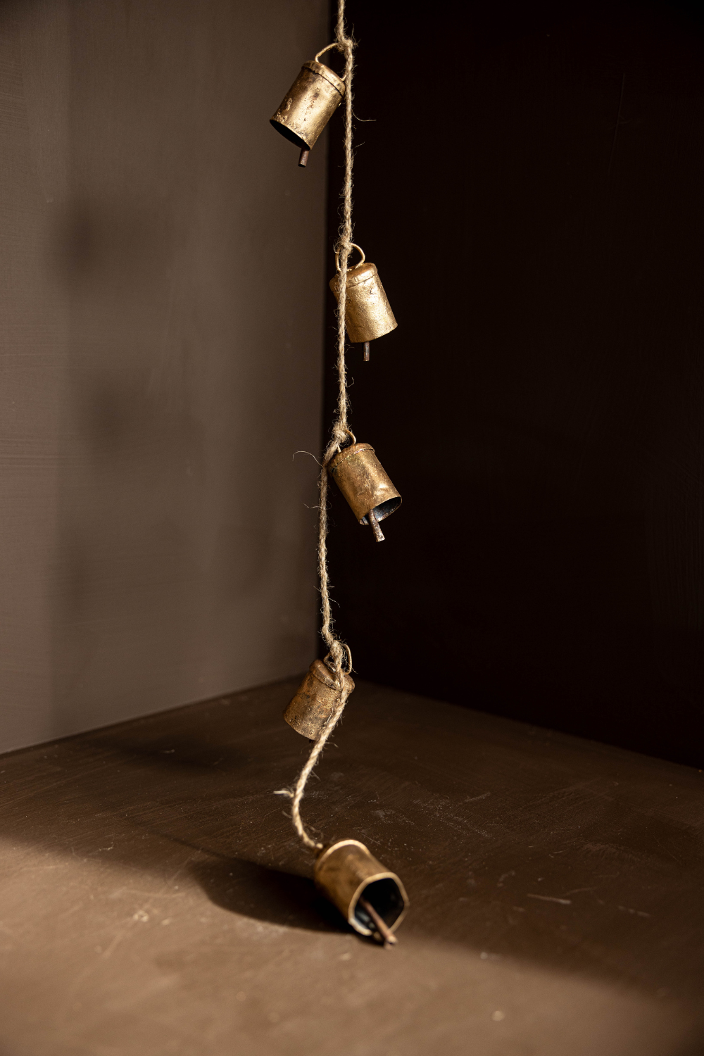 Barrel Brass Vintage Inspired Bell Garland | By Luxe B Co.