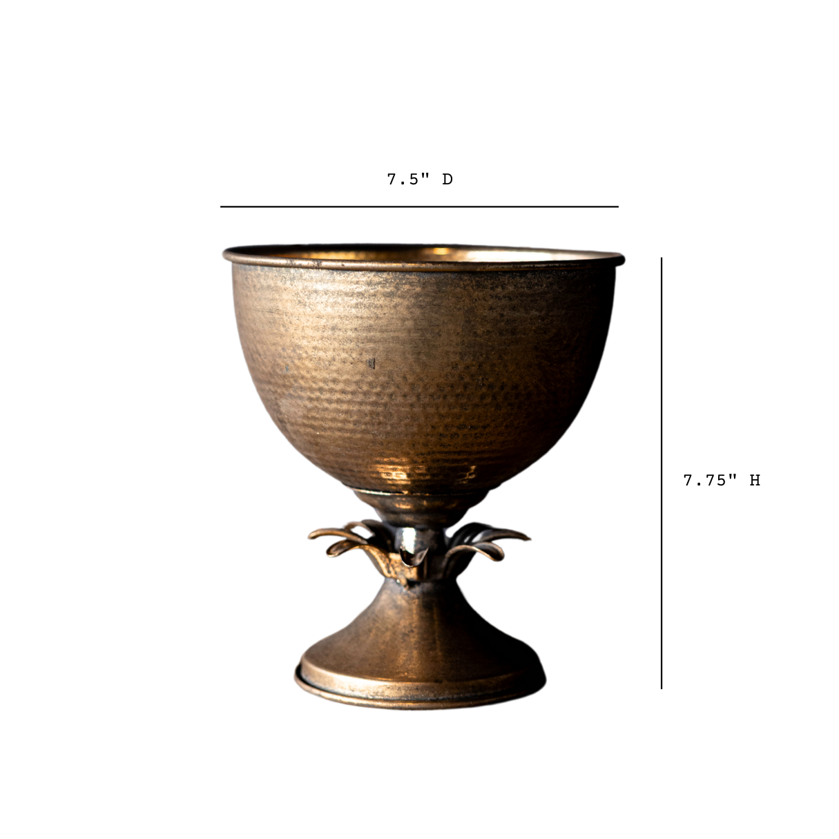 Antique Inspired Bronze Compote| By Luxe B Co.