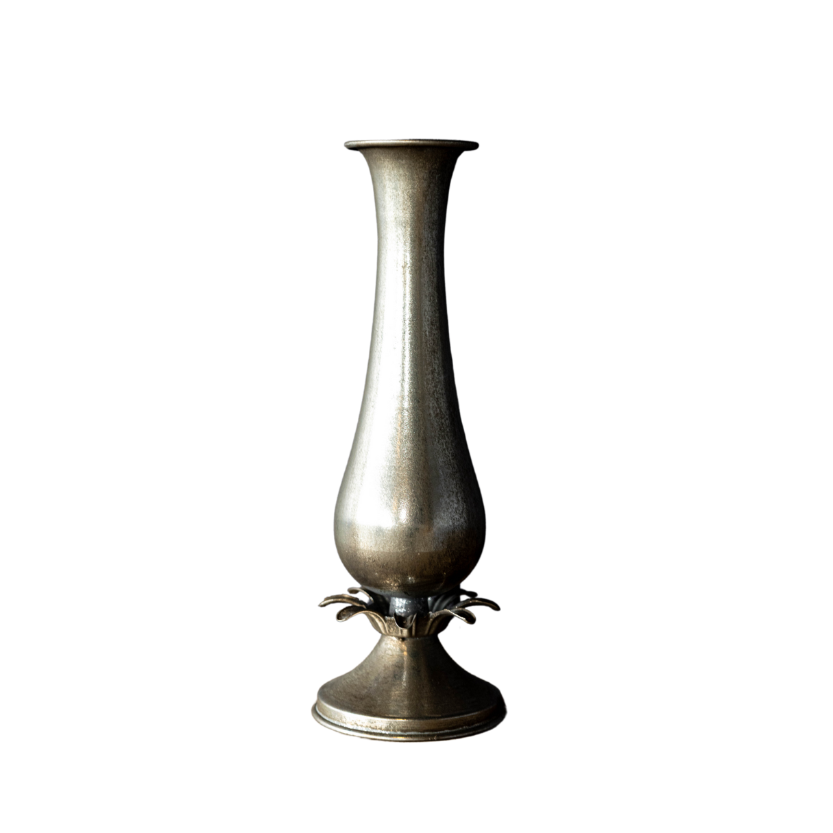 Antique Inspired Silver Vase | By Luxe B Co.