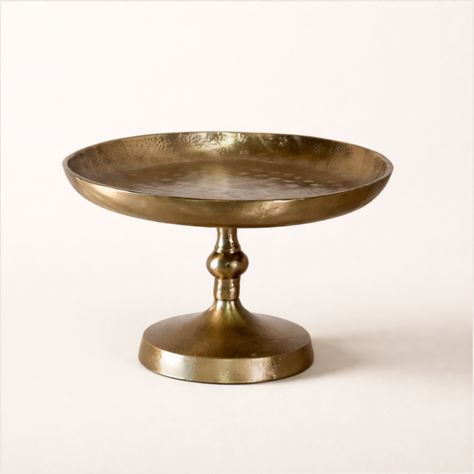 Antique Inspired Brass Cake Stand By Luxe B Co.