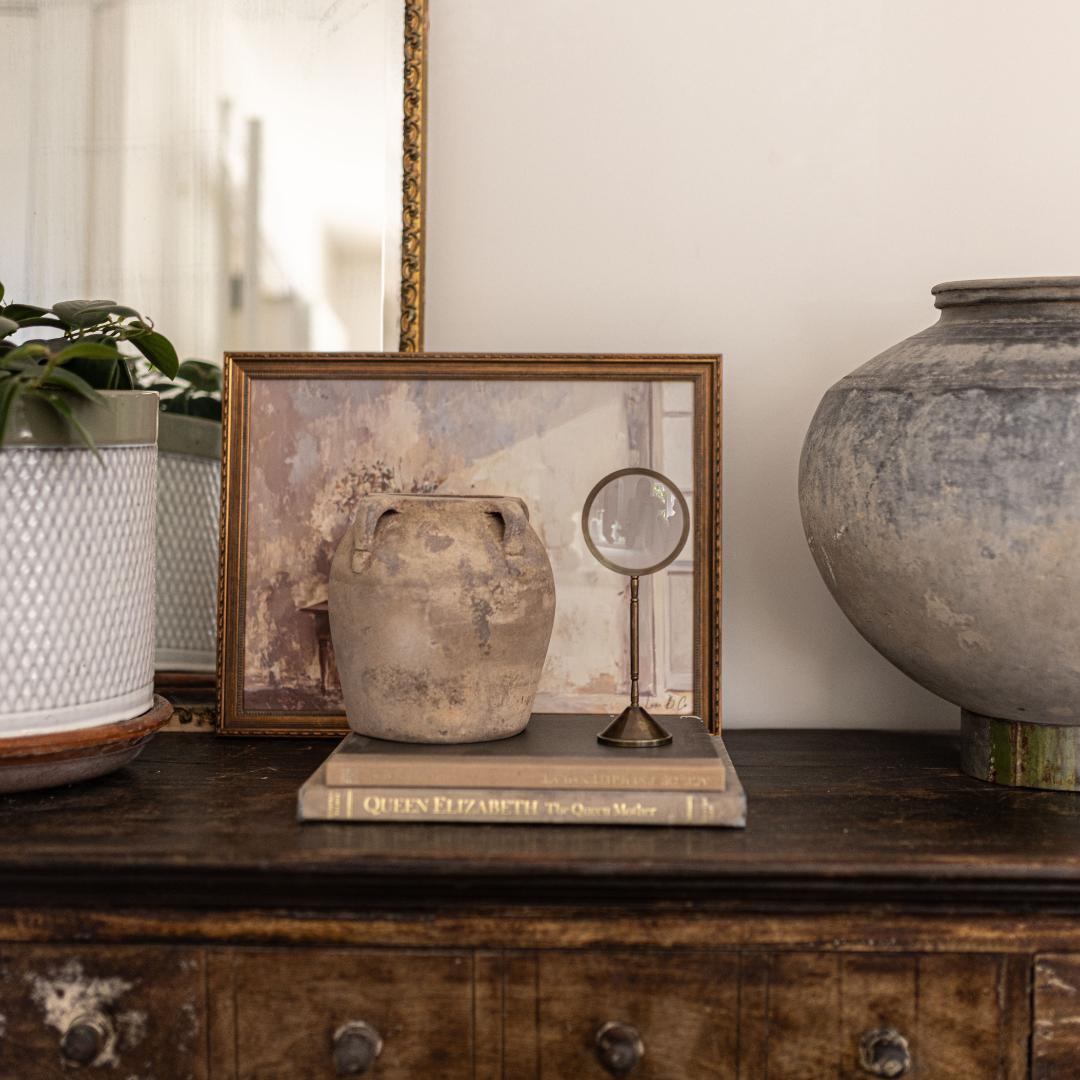 Antique Inspired Brass Magnifying Glass| By Luxe B Co.