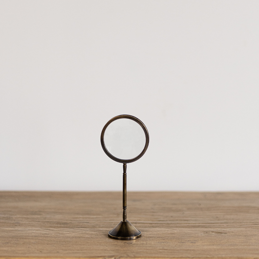 Antique Inspired Brass Magnifying Glass| By Luxe B Co.