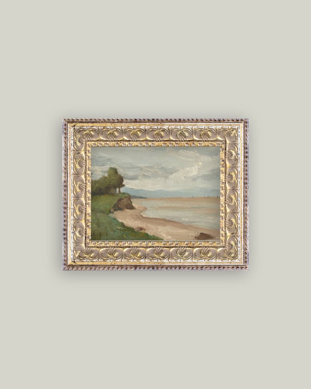 Beach Near Etretat Framed Antique Inspired Art - Luxe B Co