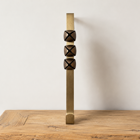 Bronze Bell Wreath Door Hanger By Luxe B Co.