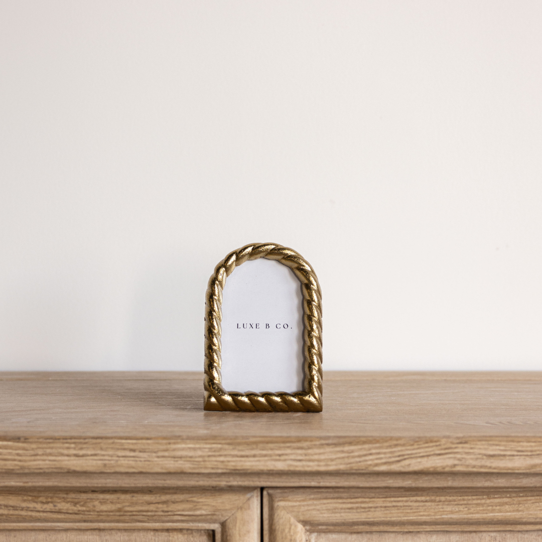 Brushed Brass Photo Frame | By Luxe B Co.