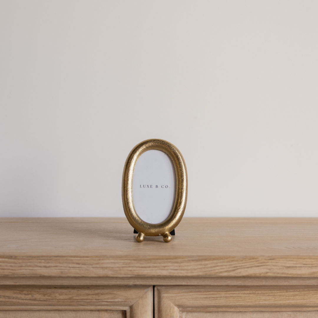 Brushed Brass Photo Frame | By Luxe B Co.