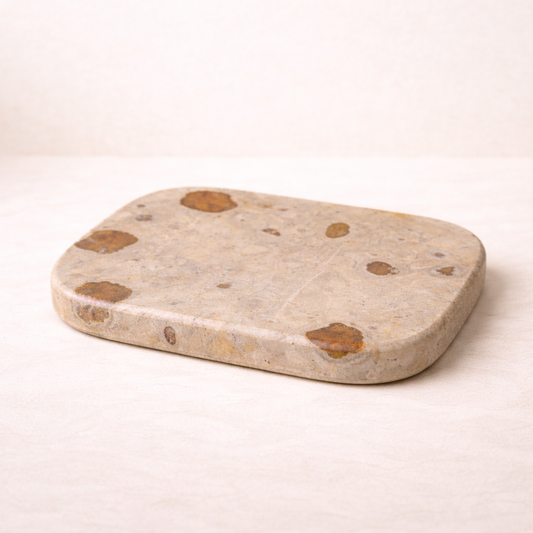 Buffed Stone Soap Dish | By Luxe B Co
