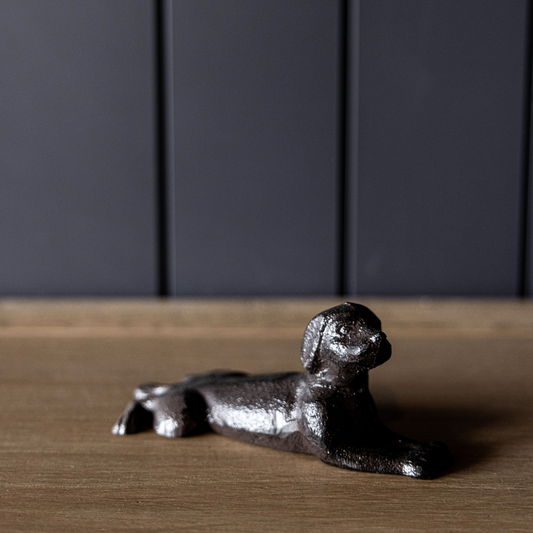 Cast Iron Dog Door Stopper | By Luxe B Co.