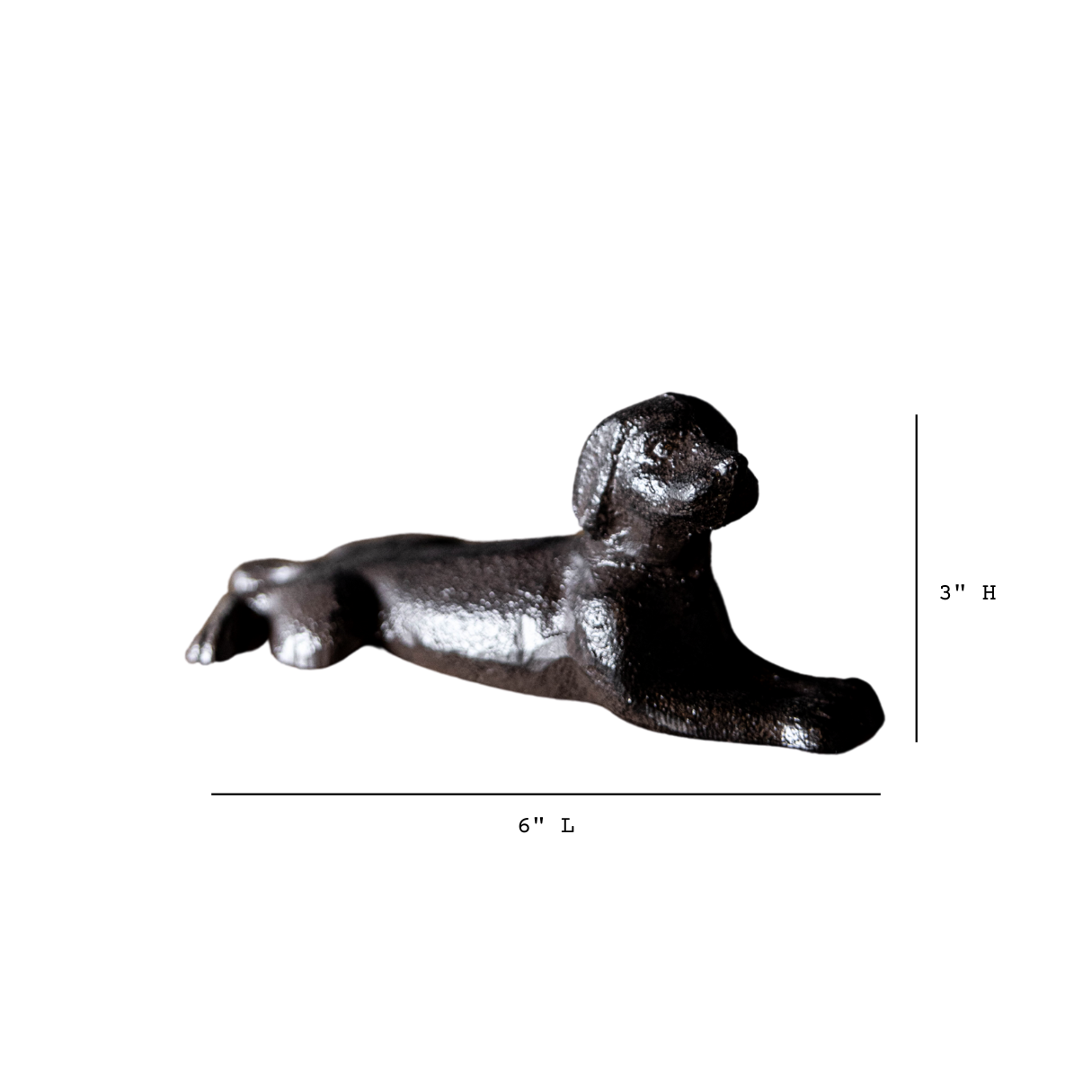 Cast Iron Dog Door Stopper | By Luxe B Co.