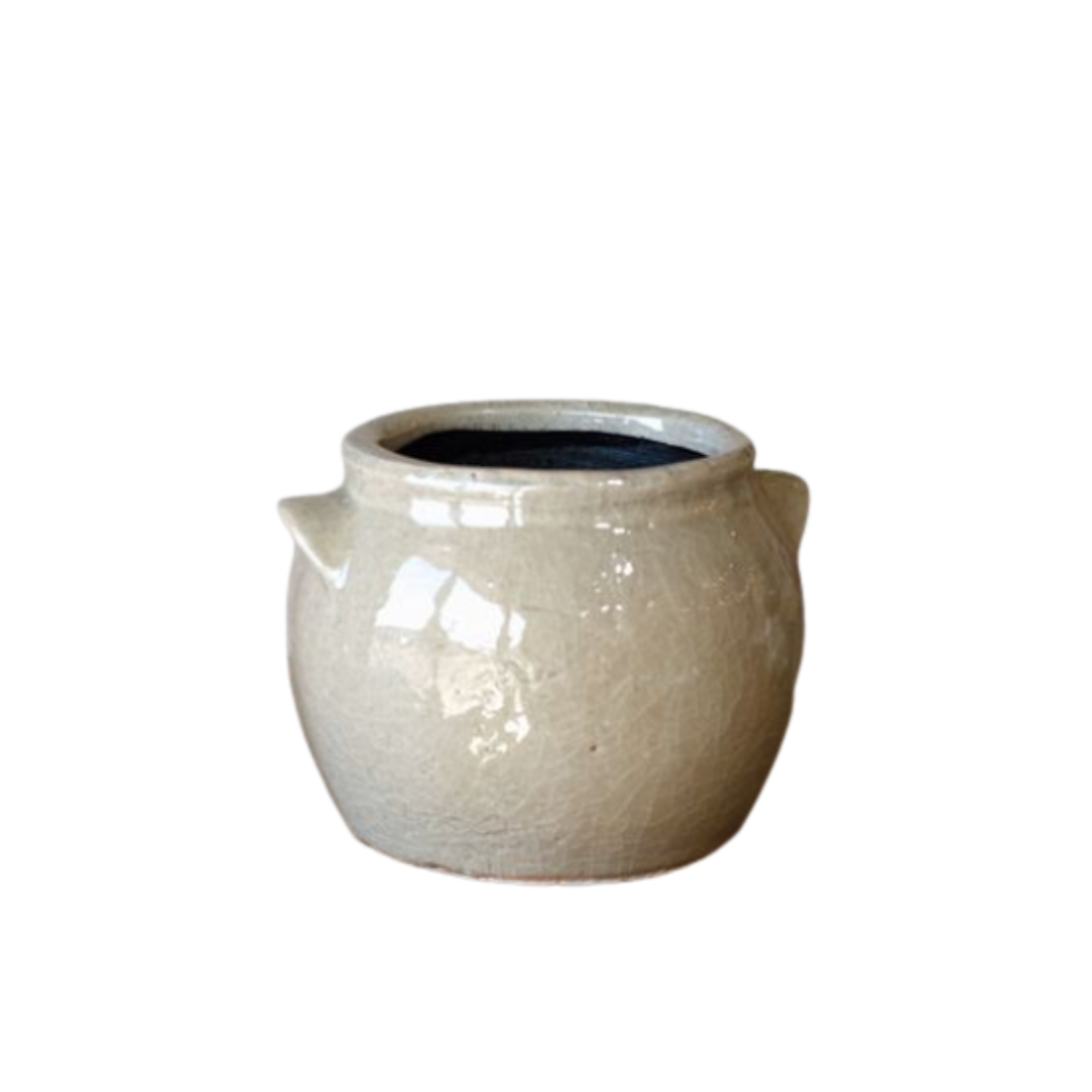 Ceramic Crock Planter | By Luxe B Co.