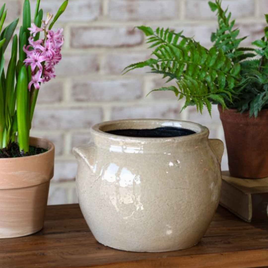 Ceramic Crock Planter | By Luxe B Co.
