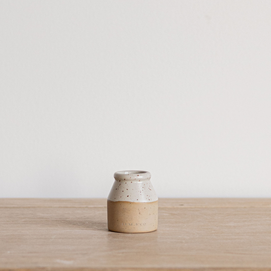 Ceramic Match Holder Two Tone | By Luxe B Co.