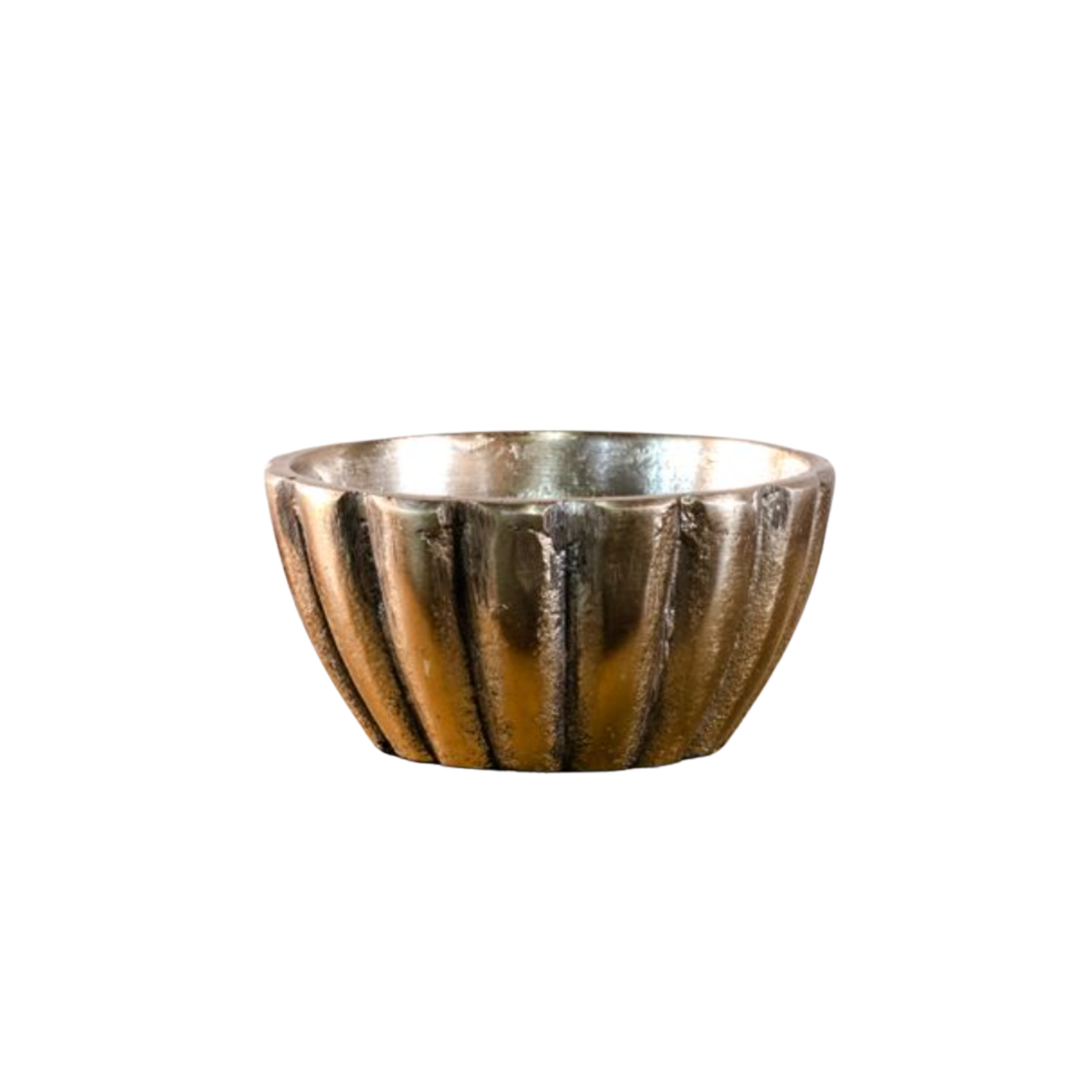 Champagne Scalloped Bowl | By Luxe B Co