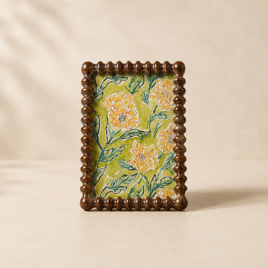 Resin Beaded Blossom Photo Frame