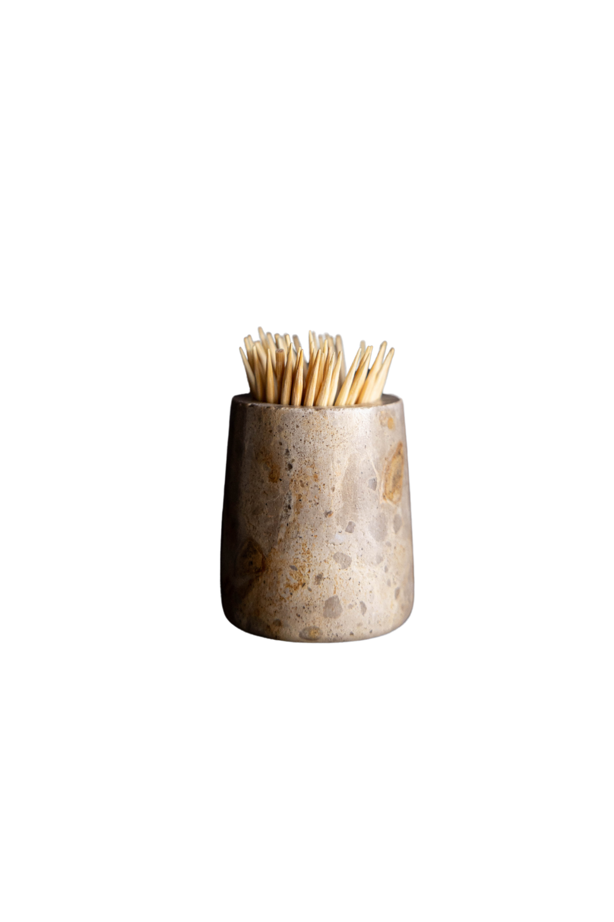 Chocolate Marble Toothpick Holder | By Luxe B Co.