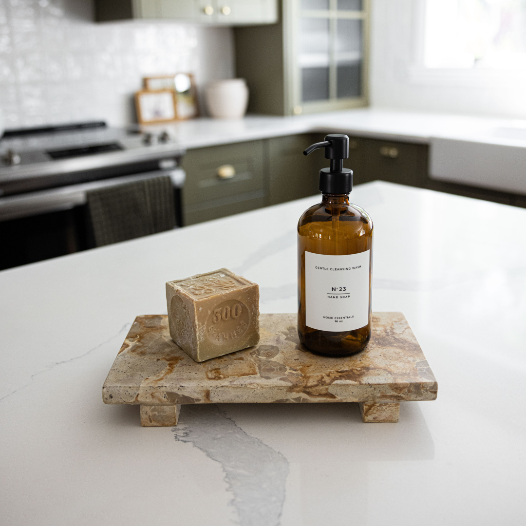 Chocolate Marble Trivet Riser | By Luxe B Co.