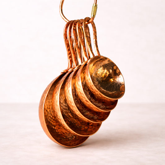 Copper Hammered Measuring Cups | By Luxe B Co.