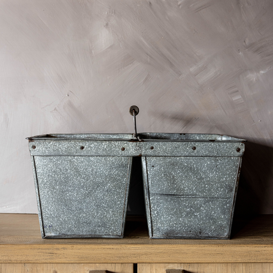 Dual Iron Handle Tray Planter | By Luxe B Co