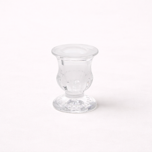 Engraved Glass Candle Holder | By Luxe B Co.