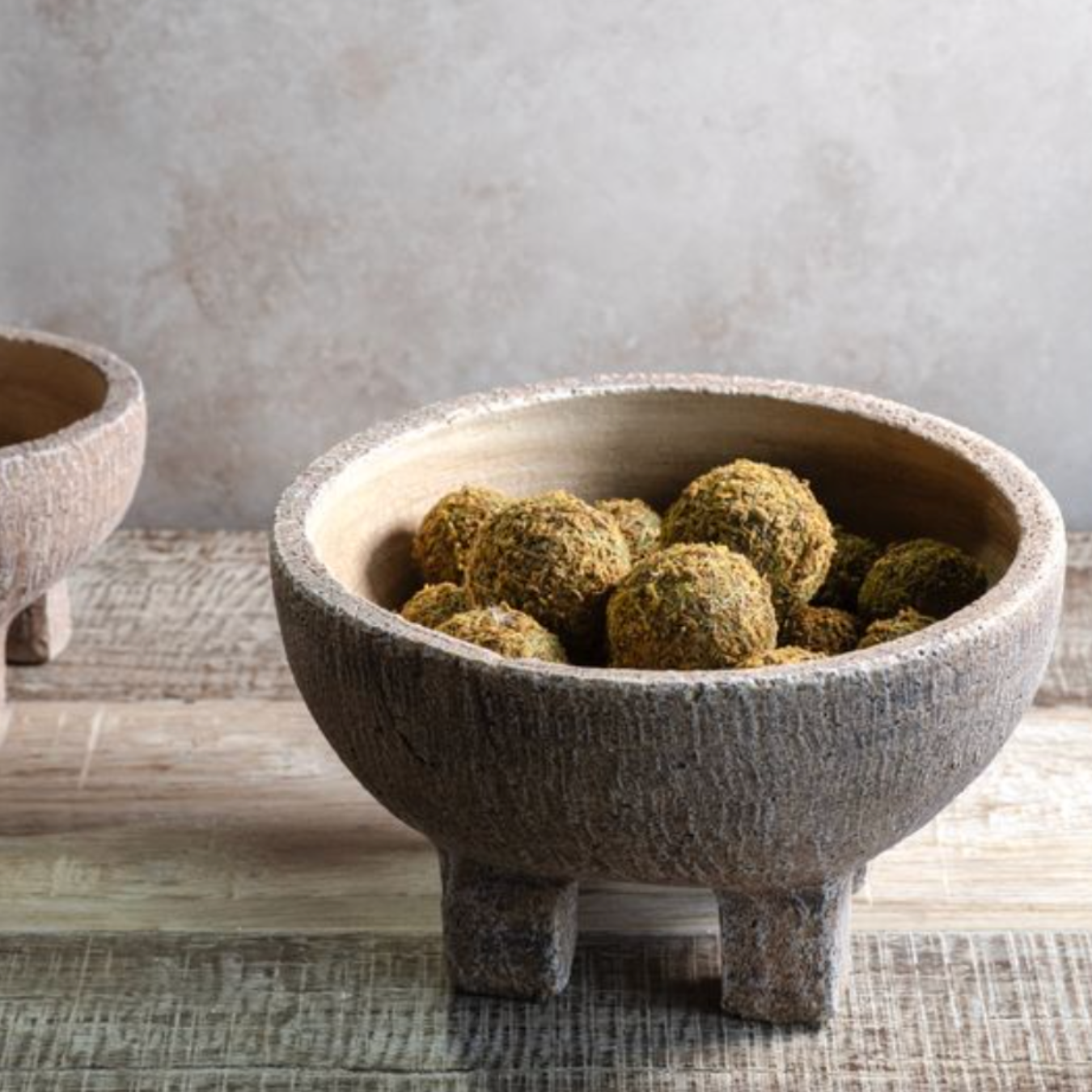 Footed Terracotta Bowl | By Luxe B Co.