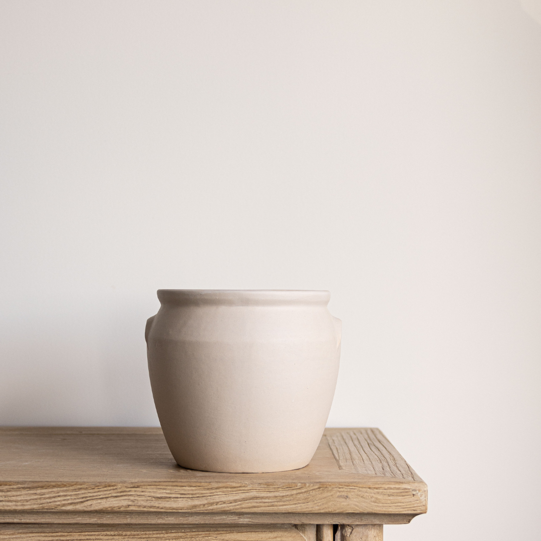 French Replica White Matte Confit Crock Pot | By Luxe B Co.