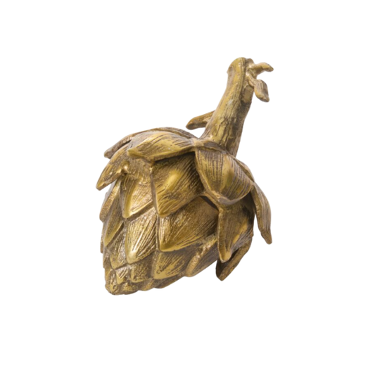 Gilded Bronze Artichoke Decor | By Luxe B Co.
