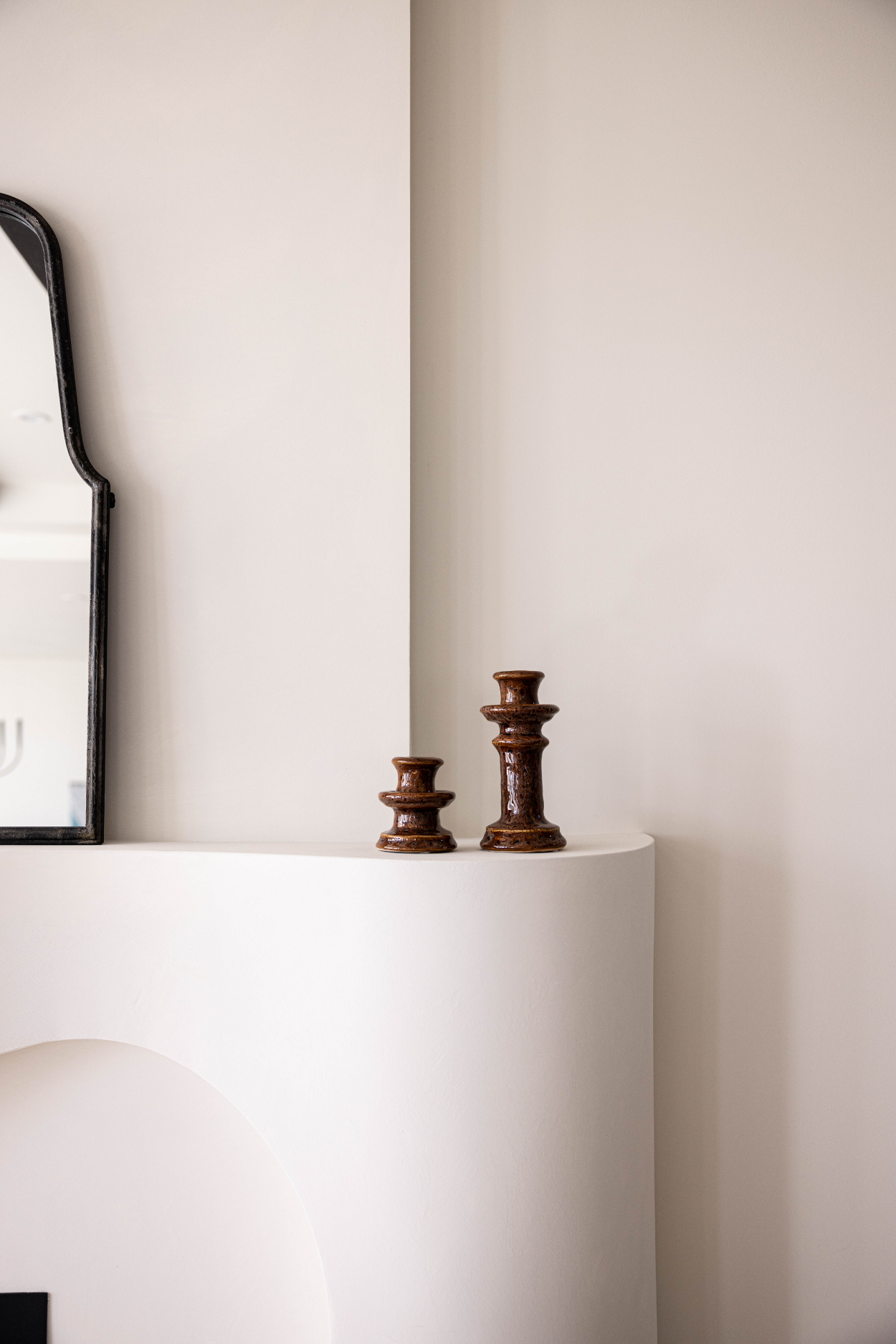Gingerbread Ceramic Candle Holder | By Luxe B Co.