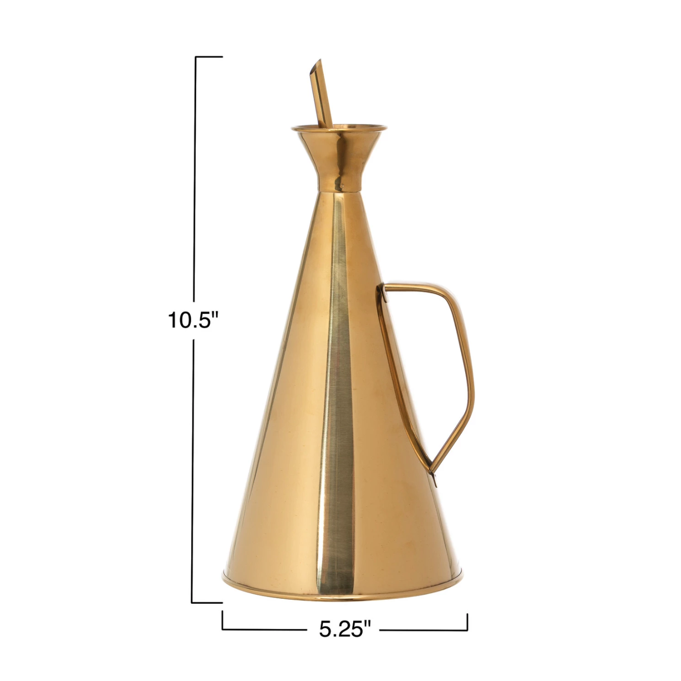 Gold Stainless Steel Olive Oil Dispenser | By Luxe B Co.