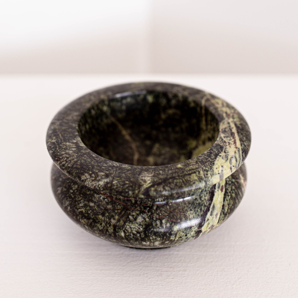 Green Bidasar Stone Bowl | By Luxe B Co.