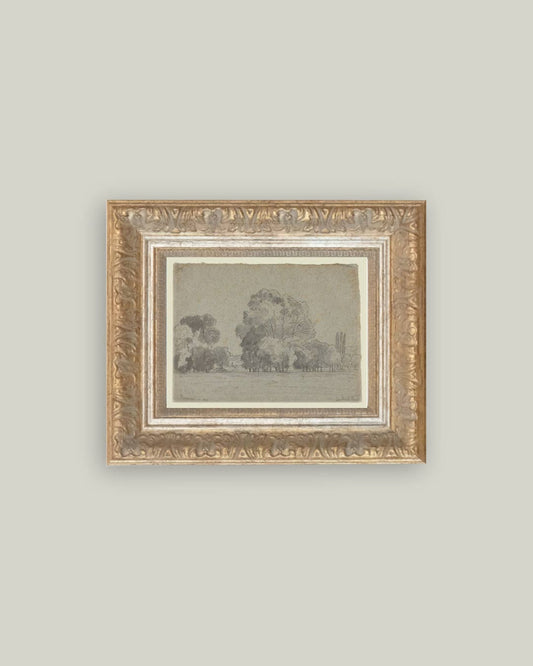 Grove Of Trees Framed Antique Inspired Art | By Luxe B Co