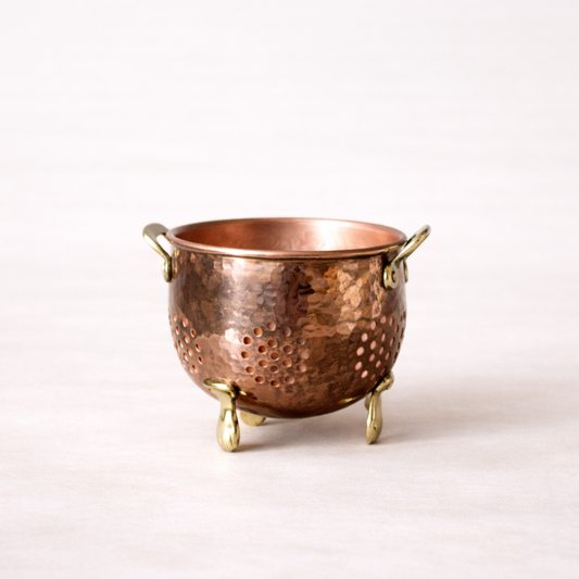Hammered Copper Kitchen Strainer By Luxe B Co.
