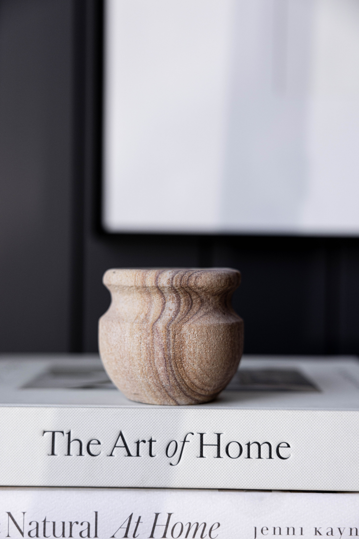 Hand Carved Soapstone Pot | By Luxe B Co.