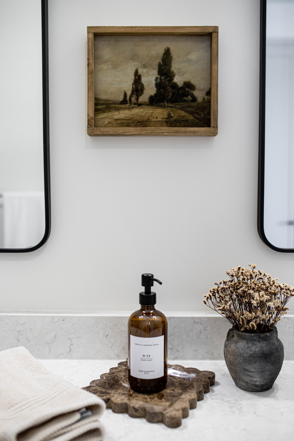 Hand Soap & Dish Soap Glass Amber Bottles | Luxe B Co.