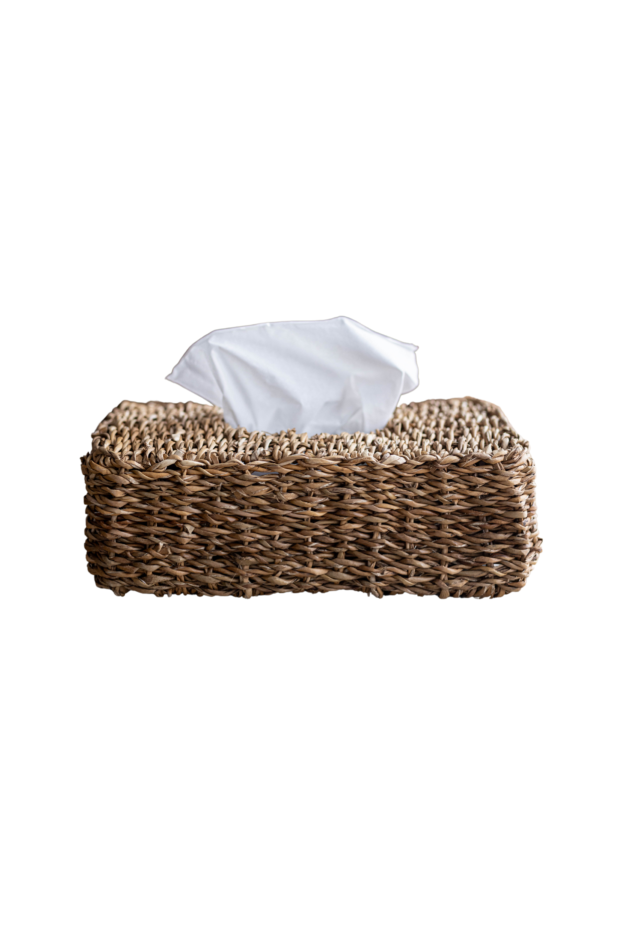 Seagrass Tissue Box Cover | By Luxe B Co.