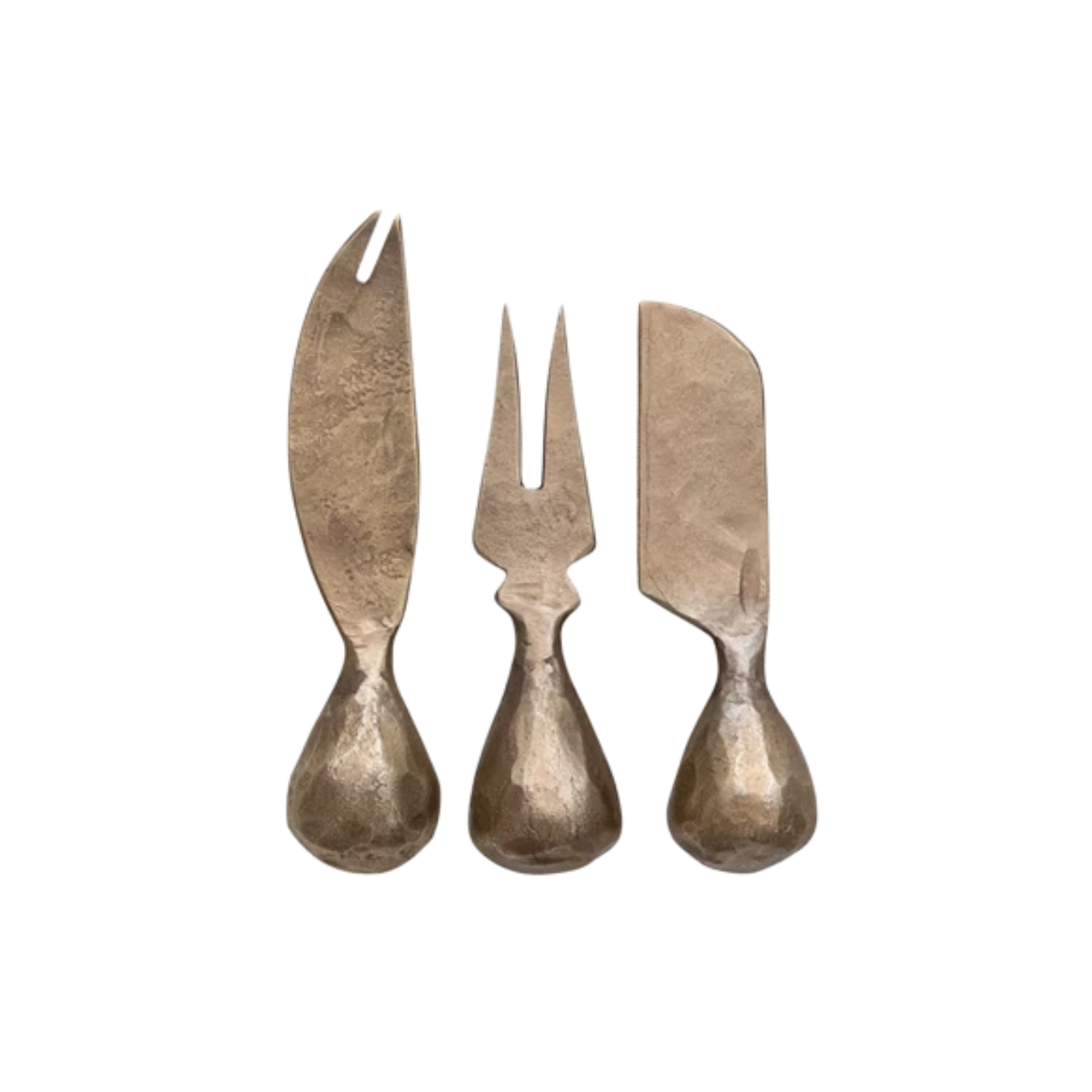 Hand Forged Iron Cheese Knives | By Luxe B Co