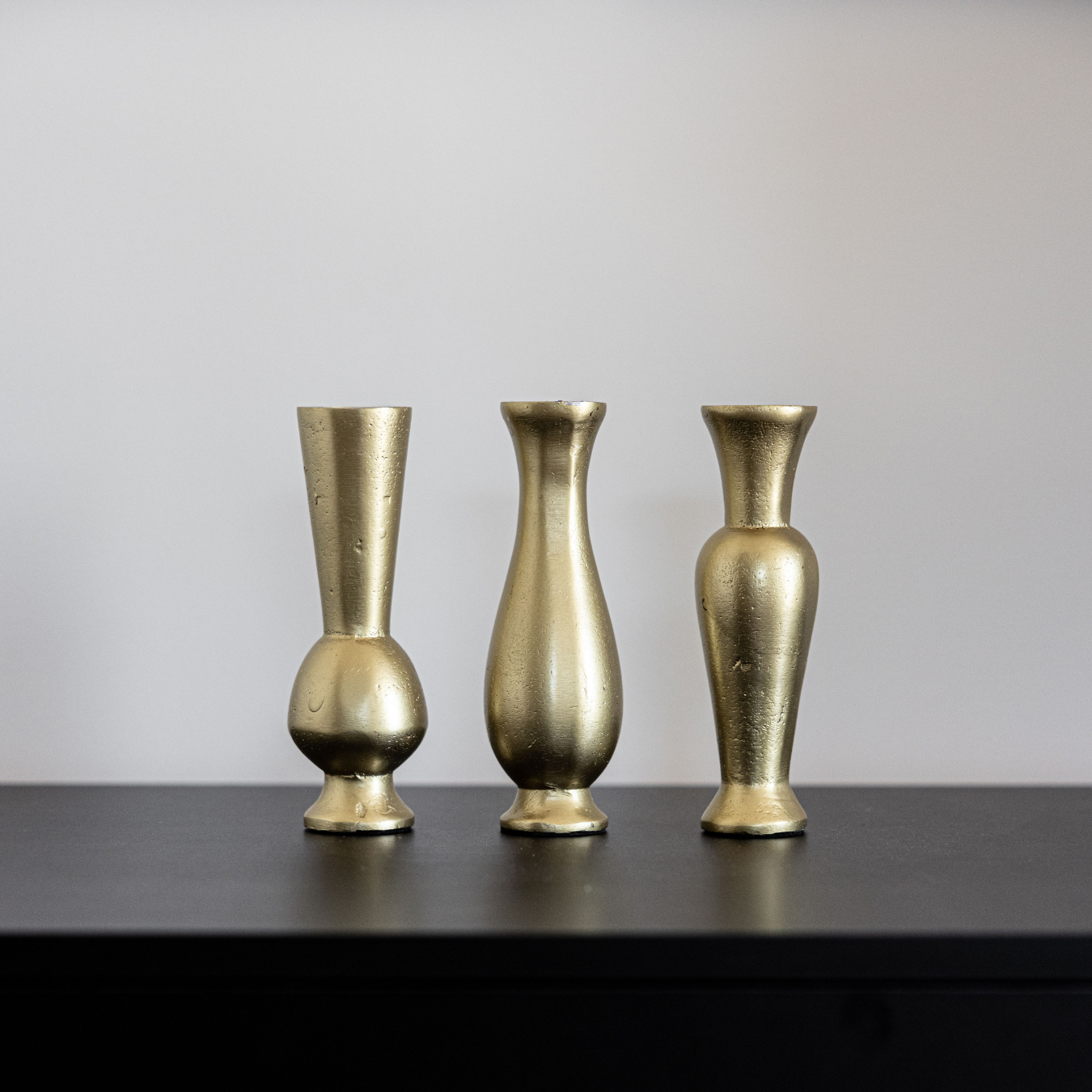 Henna Brushed Gold Bud Vase | By Luxe B Co.