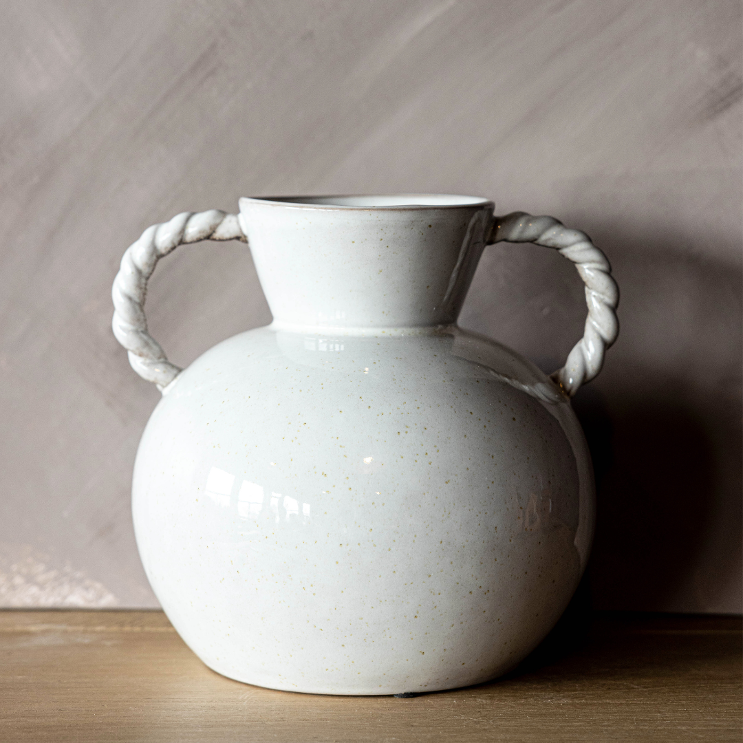 Positano Twisted Handle Vase - Luxe B Co