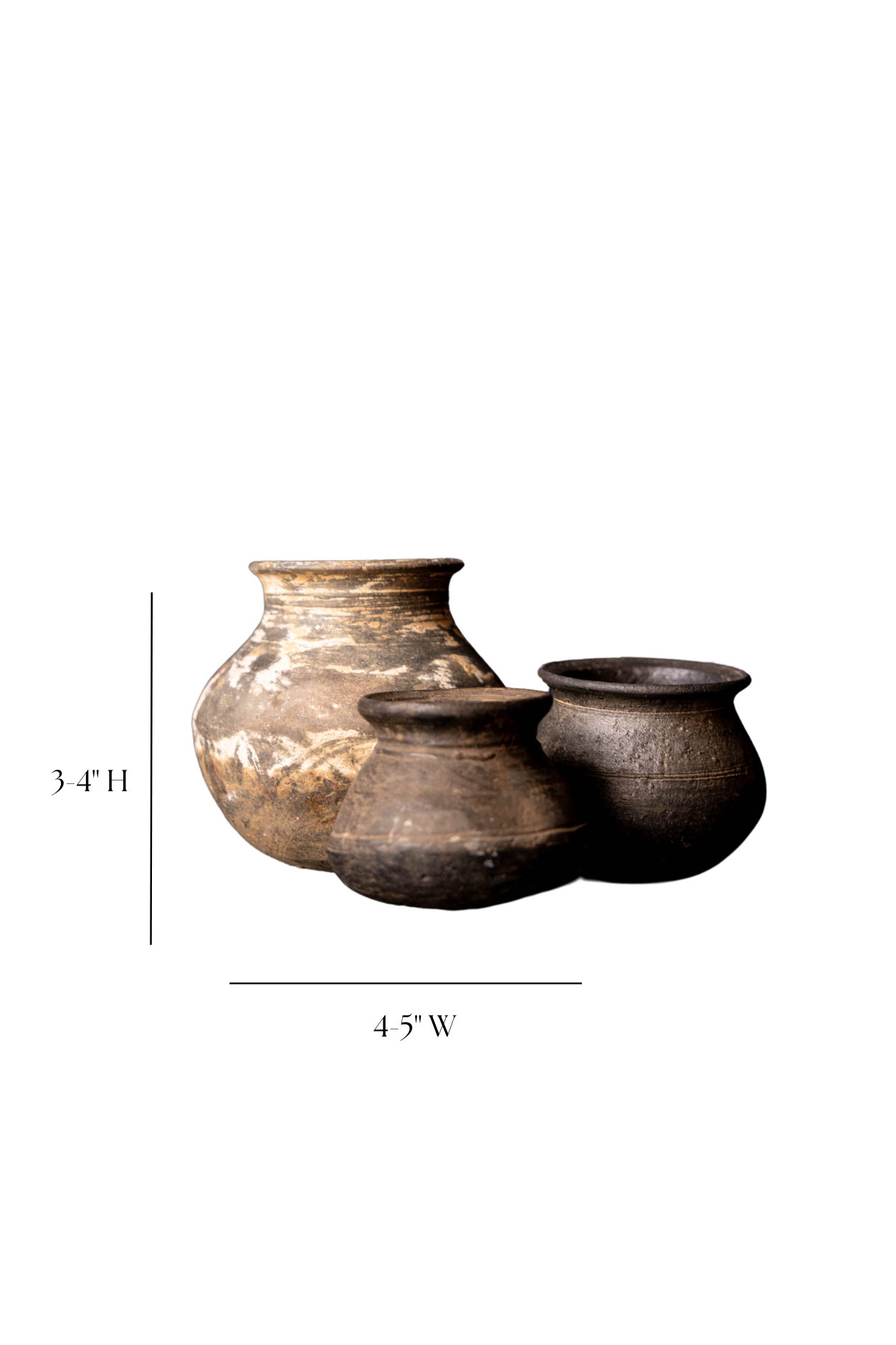 India Vintage Clay Pots | By Luxe B Co.