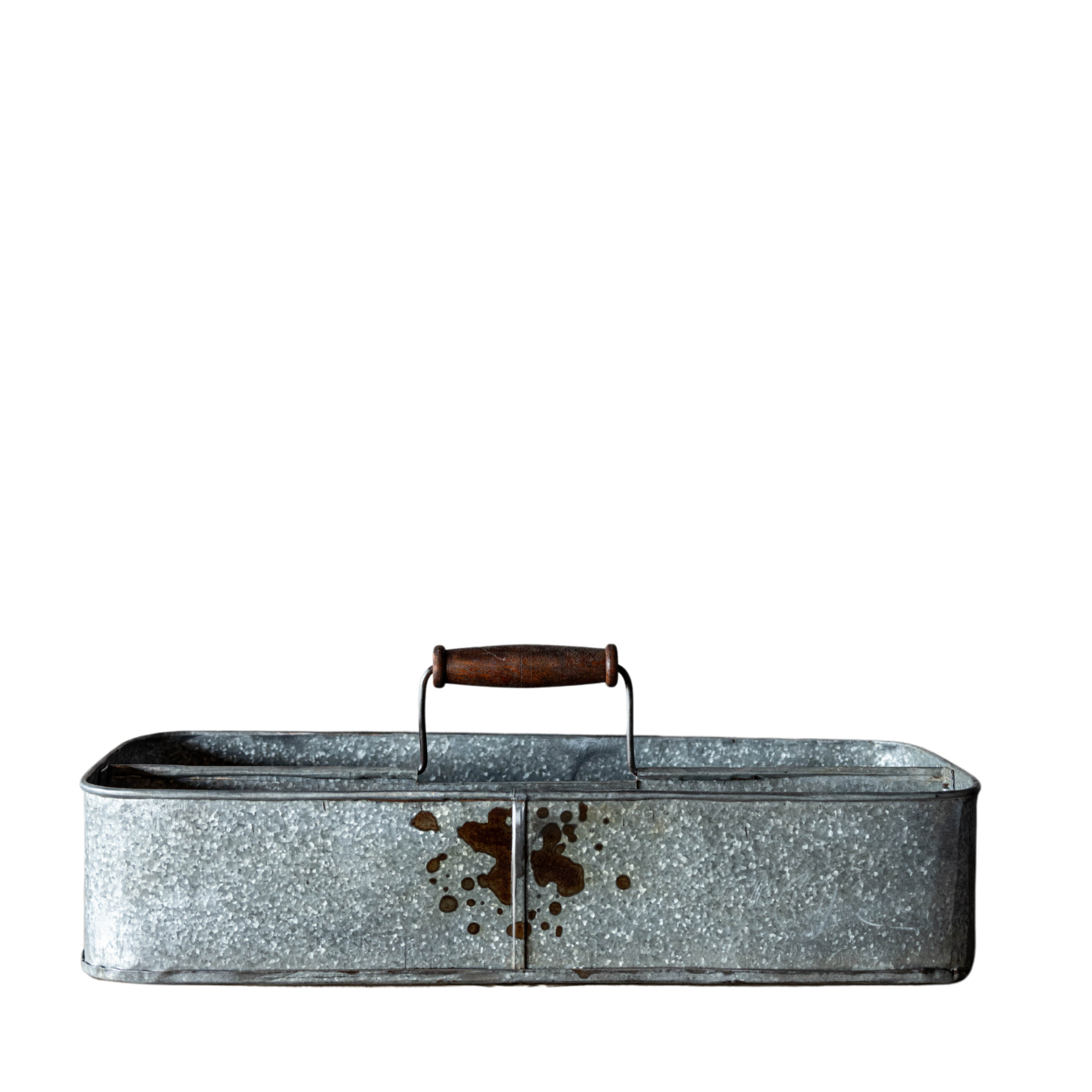 Iron Wooden Handle Garden Trug | By Luxe B Co.